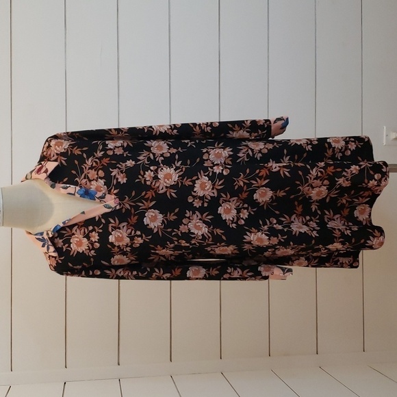 Spense 14/16 dress 2 different floral prints GORGEOUS! - Picture 2 of 6